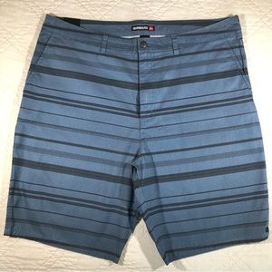 Quicksilver Mid-weight Cotton Chino Size 38 Blue Stripe